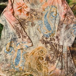 Beautiful long sleeve handkerchief shirt